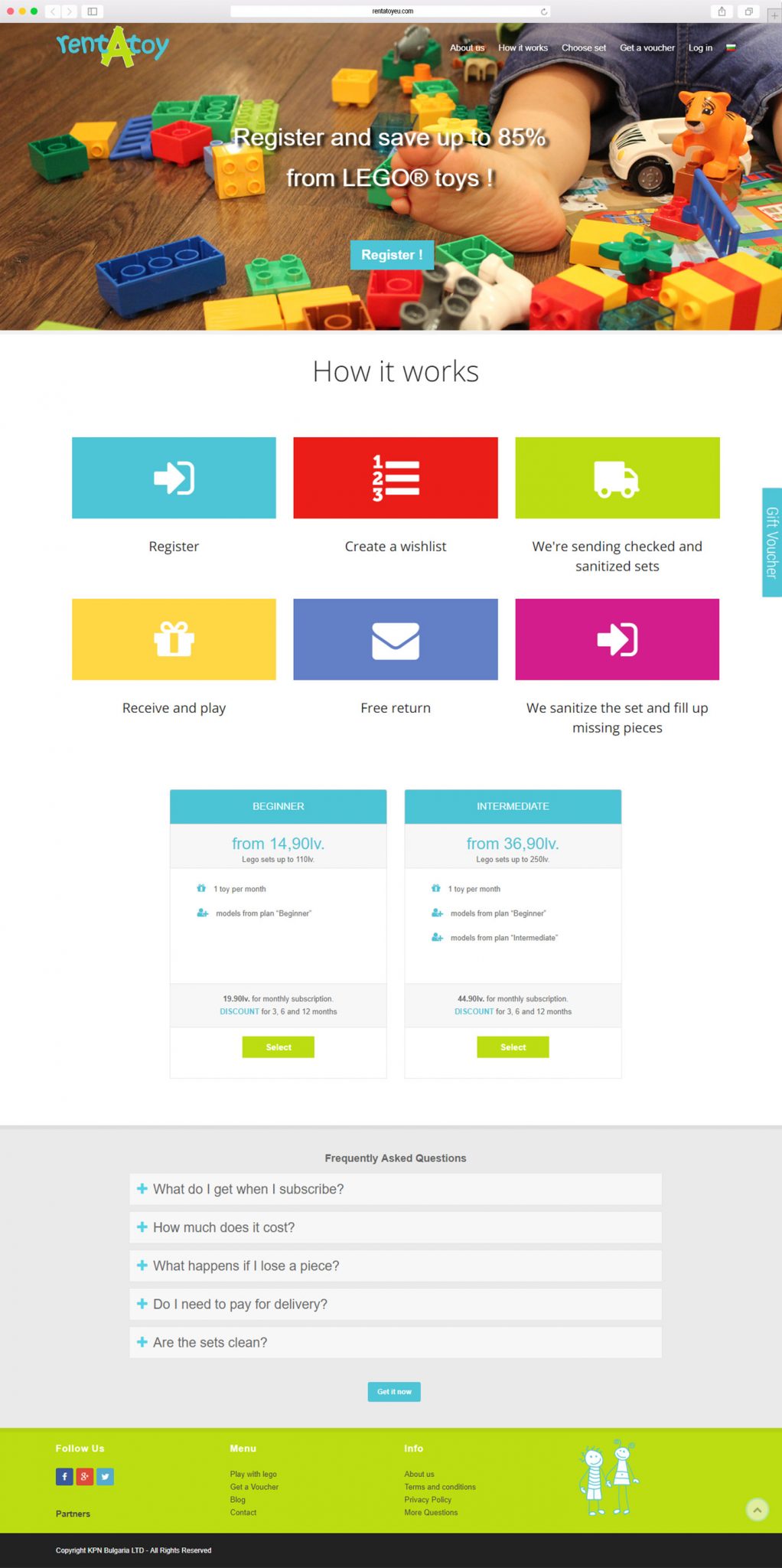 Children toys sharing economy